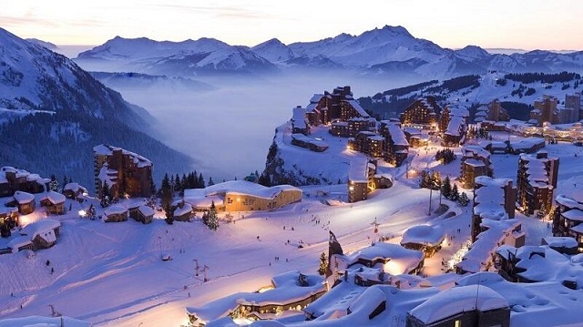 Station d'Avoriaz en hiver